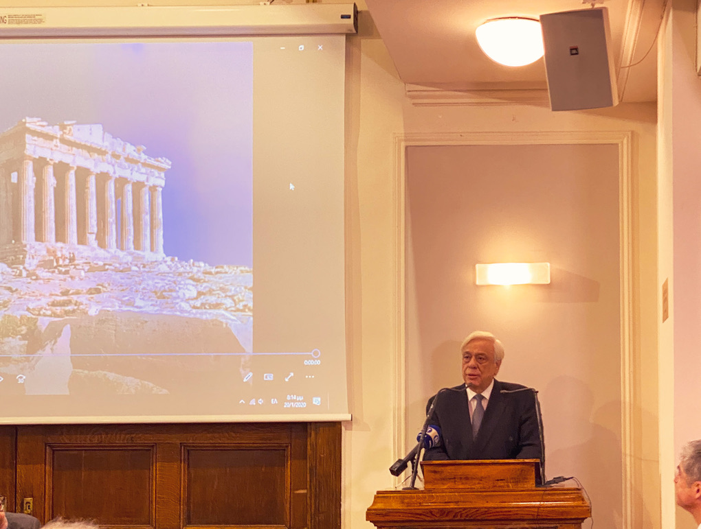 Ο Π.Ι.Σ. στην πανηγυρική πρώτη συνεδρίαση της Πανελλήνιας Επιτροπής Επανένωσης των Γλυπτών του Παρθενώνα!
