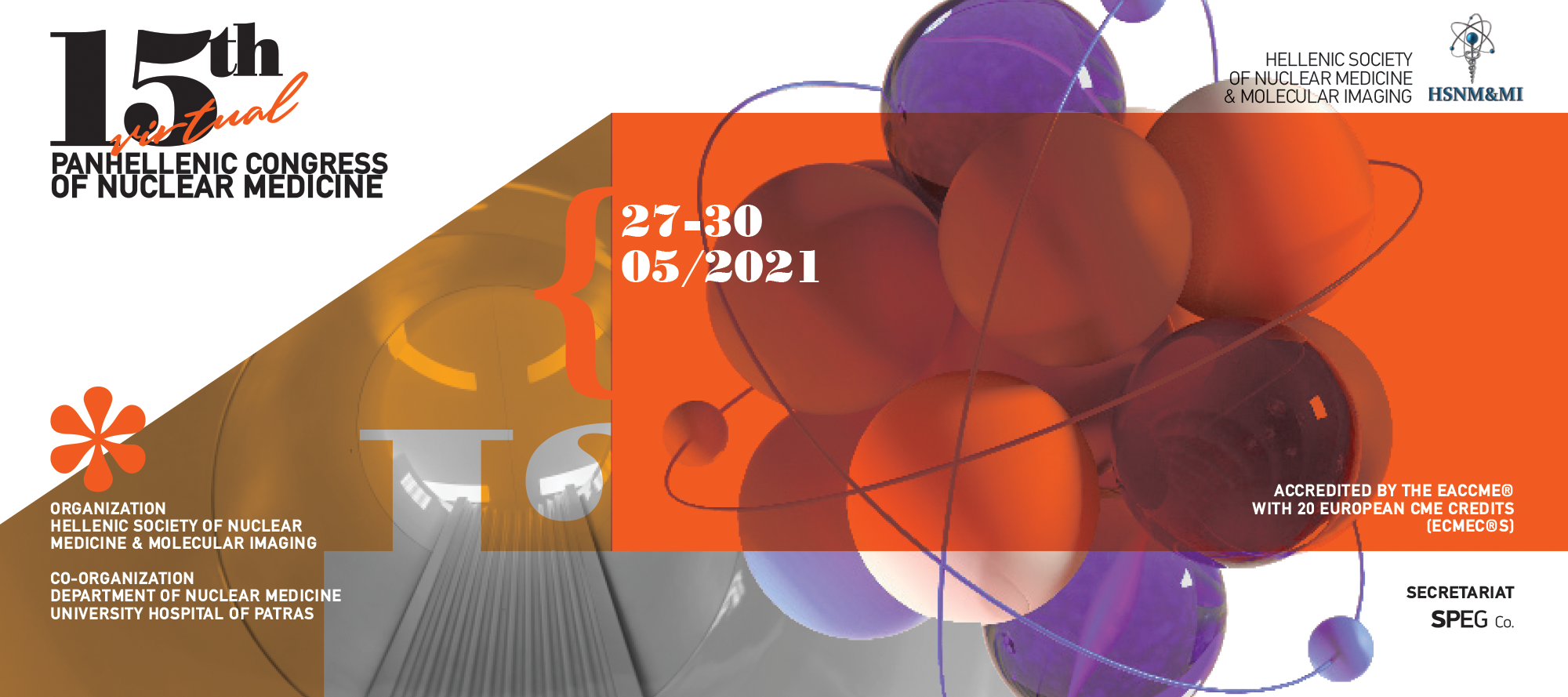 15th virtual Pan-Hellenic Congress of Nuclear Medicine, 27-30/5/2021